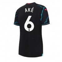 Manchester City Nathan Ake #6 3rd trikot Frauen 2023-24 Kurzarm